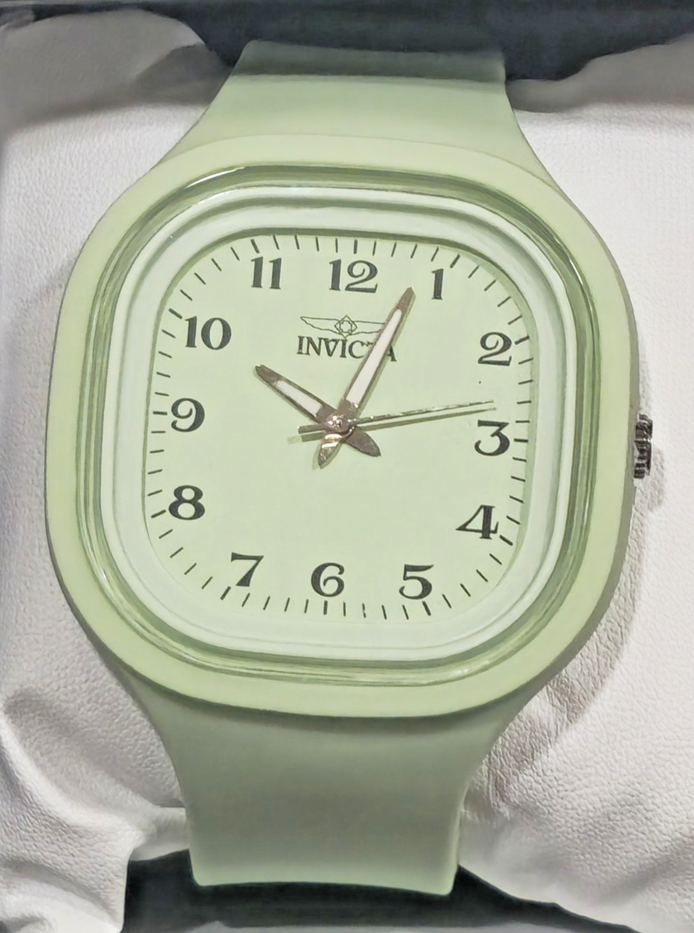 🔥70383🔥Invicta Celestial unisex 45.3mm Green Tone Case Metal Dial Grn Band